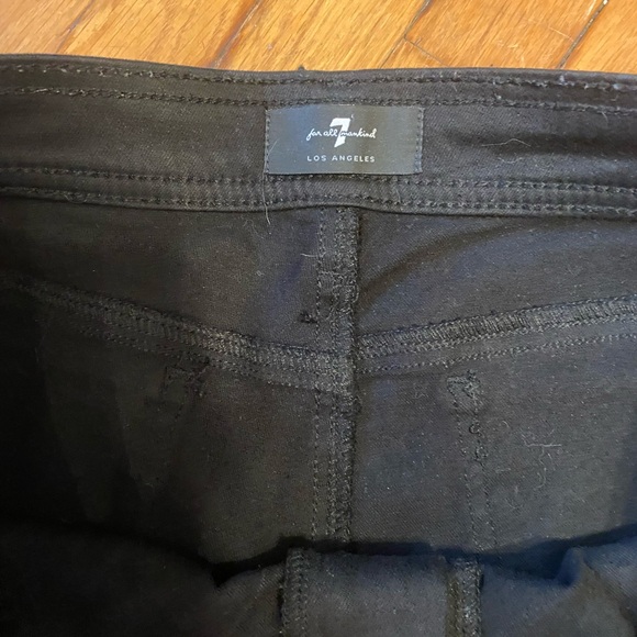 7 for All Mankind Darted Waxed Joggers - Picture 8 of 14